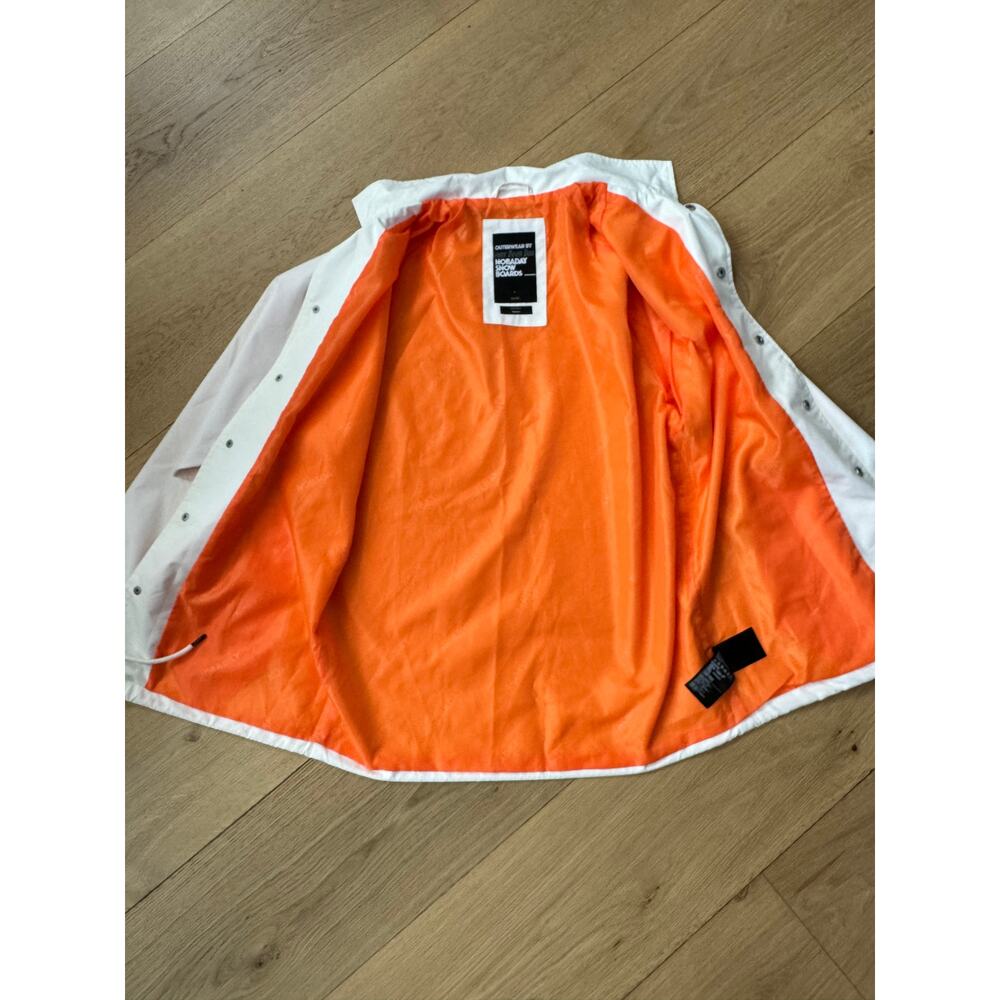 Nobaday Snowboarding Skiing Winter Sports Lightweight White Jacket Men's LARGE - Picture 8 of 8